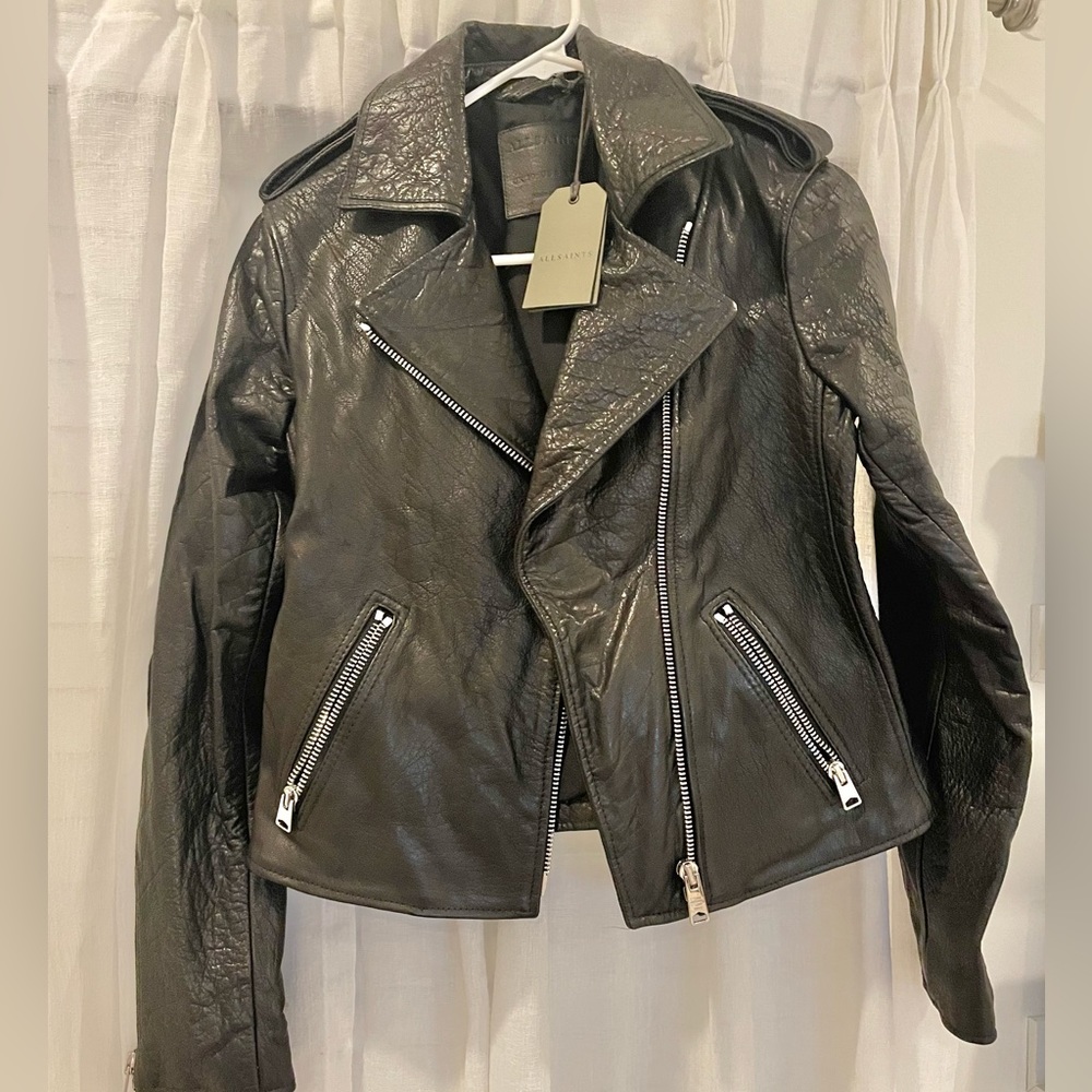 ALLSAINTS  Hadi Leather Biker Jacket